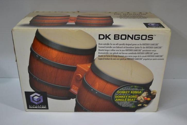 DK Bongos - GameCube, Spelcomputers en Games, Spelcomputers | Nintendo Consoles | Accessoires, Zo goed als nieuw, Verzenden