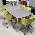 Alvito betonglazen design tuintafel met RVS frame NIEUW - 21, Ophalen of Verzenden, Nieuw