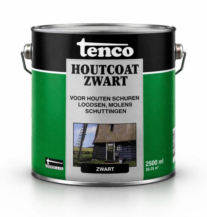 Houtcoat Zwart, Doe-het-zelf en Verbouw, Verf, Beits en Lak, Nieuw, Ophalen of Verzenden