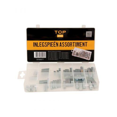 TOPGEAR Inlegspieën assortiment 60 delig, Doe-het-zelf en Verbouw, Kratten en Dozen, Nieuw, Verzenden