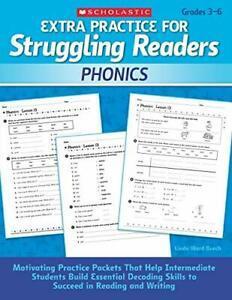 Phonics, Grades 3-6 (Extra Practice for Struggling, Boeken, Studieboeken en Cursussen, Zo goed als nieuw, Verzenden