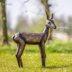 Sculptuuur voor buiten, Metalen hert - 450 mm - Metaal -
