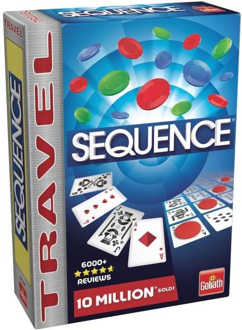 Sequence Reisspel | Goliath - Reisspellen, Hobby en Vrije tijd, Gezelschapsspellen | Bordspellen, Nieuw, Verzenden
