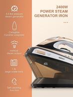 Stoomstrijkijzer met stoomgenerator - Met station - 2400W -, Verzenden, Nieuw