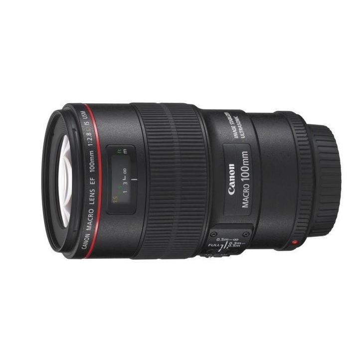 Canon EF 100mm f/2.8L Macro IS USM objectief - Tweedehands, Audio, Tv en Foto, Fotografie | Lenzen en Objectieven, Macrolens, Gebruikt