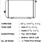 CSF Universal Triple Pass Dual Core Radiator w/AN Fittings -, Ophalen of Verzenden, Nieuw