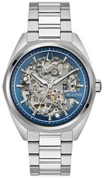 Bulova 96A292 Classic Surveyor automatisch horloge 41 mm, Overige merken, Staal, Staal, Verzenden