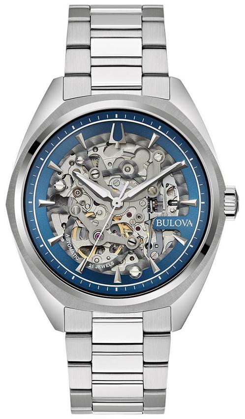 Bulova 96A292 Classic Surveyor automatisch horloge 41 mm, Sieraden, Tassen en Uiterlijk, Horloges | Heren, Staal, Nieuw, Staal
