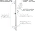 GROHE Rainshower SmartActive Cube 130 Glijstangset - 90 cm -, Verzenden, Zo goed als nieuw