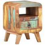 vidaXL Nachtkastje 30x30x41 cm massief gerecycled hout, Minder dan 50 cm, Verzenden, Nieuw, Minder dan 100 cm