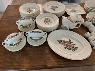 Wedgwood Briar Rose grote collectie in een koop., Antiek en Kunst, Antiek | Servies compleet, Ophalen