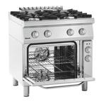Bartscher Gasfornuis 70040 EB11 | 4 Pitten | Convectieoven 1, Ophalen of Verzenden, Nieuw in verpakking