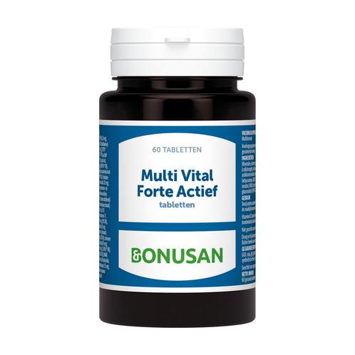 Bonusan Multi Vital Forte Actief 60 tabletten, Diversen, Verpleegmiddelen, Nieuw, Verzenden