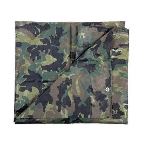 Groen camouflage afdekzeil / dekzeil 2 x 3 meter - Afdekze.., Doe-het-zelf en Verbouw, Zeil en Folie, Verzenden
