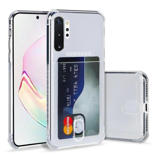 Galaxy Note 10 Plus Transparant TPU Hoesje Met Pasjesvakje, Telecommunicatie, Mobiele telefoons | Hoesjes en Frontjes | Samsung