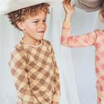 Quapi-collectie Pyjama Puck (brown soft check), Kinderen en Baby's, Babykleding | Maat 56, Nieuw, Verzenden, Quapi