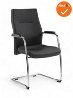 SALIVA-V  Design/Vergaderstoel - Zwart kunstleder, Zakelijke goederen, Kantoor en Winkelinrichting | Kantoormeubilair en Inrichting