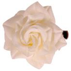 Haarclipje stoffen bloem ivoor - 5 cm NIEUW, Ophalen of Verzenden, Nieuw