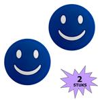 Fako Bijoux® - Tennisdemper - Emoji - Smile Blauw - 2 Stuks, Sport en Fitness, Tennis, Nieuw, Verzenden