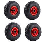 Tarsus Reservewielen - Luchtbanden - 260 mm - Rood - Set..., Doe-het-zelf en Verbouw, Zwenkwielen, Ophalen of Verzenden, Nieuw