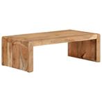 vidaXL Salontafel 110x55x35 cm massief acaciahout, Huis en Inrichting, Tafels | Salontafels, 100 tot 150 cm, Verzenden, Nieuw