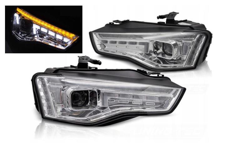 LED projector koplampen dynamisch Chrome geschikt voor Audi, Auto-onderdelen, Verlichting, Nieuw, Audi, Verzenden