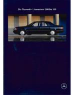 1989 MERCEDES BENZ E KLASSE SEDAN BROCHURE DUITS, Boeken, Auto's | Folders en Tijdschriften, Nieuw, Author