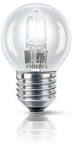 Philips EcoClassic kogel 28W E27 helder | 15 - Pack |, Huis en Inrichting, Lampen | Spots, Nieuw, Glas, Kogel , Halogeen