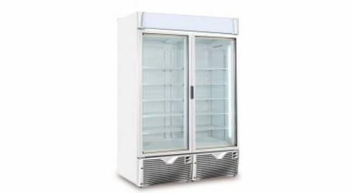Koelkast | 2 Glazen Deuren | 1047L Framec, Zakelijke goederen, Horeca | Keukenapparatuur, Verzenden