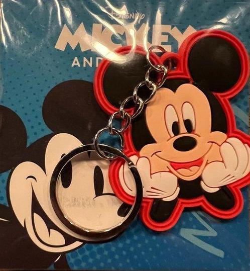 Disney - Mickey Mouse - Close Up - Rubber Sleutelhanger, Verzamelen, Sleutelhangers, Overige typen, Nieuw, Ophalen of Verzenden