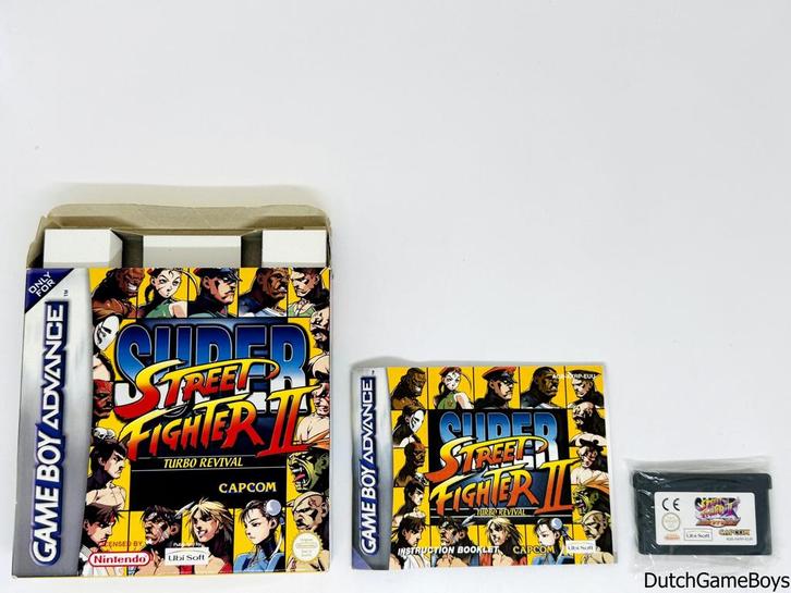 Gameboy Advance / GBA - Super Street Fighter II - Turbo Revi, Spelcomputers en Games, Games | Nintendo Game Boy, Gebruikt, Verzenden