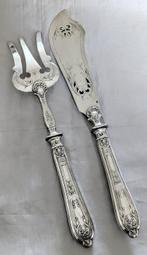 Serveerset voor vis (2) - .950 zilver - Zonder reserveprijs, Antiek en Kunst