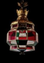 Plafondlamp - metaal, kristal