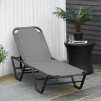 TRUUSK Strandstoel 5-traps Alu Tuinstoel Relaxstoel Textelin, Verzenden, Nieuw
