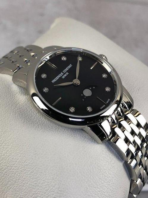Frédérique Constant - Slimline Moonphase Mother of Pearl, Sieraden, Tassen en Uiterlijk, Horloges | Heren