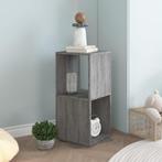 vidaXL Draaikast 34,5x34,5x75,5 cm spaanplaat betongrijs, Huis en Inrichting, Kasten | Boekenkasten, Minder dan 50 cm, Verzenden