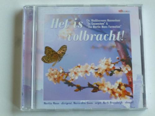 Het is Volbracht - Martin Mans, De Gouwestem, Cd's en Dvd's, Cd's | Religie en Gospel, Verzenden