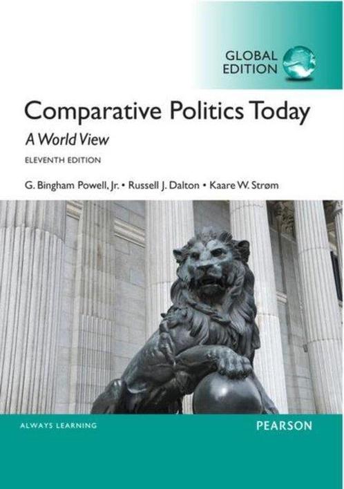Boek Comparative Politics Today: A World View, Global Editio, Boeken, Politiek en Maatschappij, Zo goed als nieuw, Verzenden