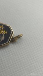 Medaille hanger - 14 karaat Geel goud, Zwarte email