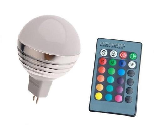 LED Bollamp RGB - 3 Watt - MR16, Huis en Inrichting, Lampen | Losse lampen, Nieuw, Ophalen of Verzenden