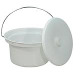 Toiletemmer met deksel postoel / commodestoel, Diversen, Verpleegmiddelen, Ophalen of Verzenden, Nieuw