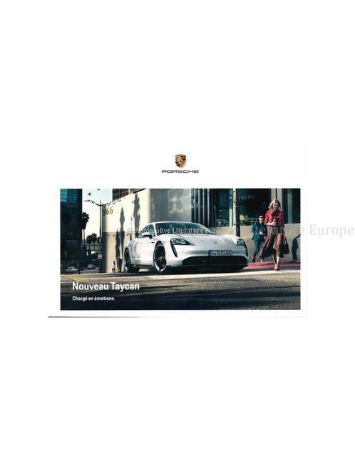 2019 PORSCHE TAYCAN BROCHURE FRANS, Boeken, Auto's | Folders en Tijdschriften, Porsche