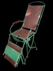 Antieke gynaecologen stoel (1) - IJzer (gegoten/gesmeed),