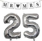 Mr and Mrs Always and Forever set 25 jaar zilver, Hobby en Vrije tijd, Feestartikelen, Nieuw, Versiering, Geboorte of Huwelijk