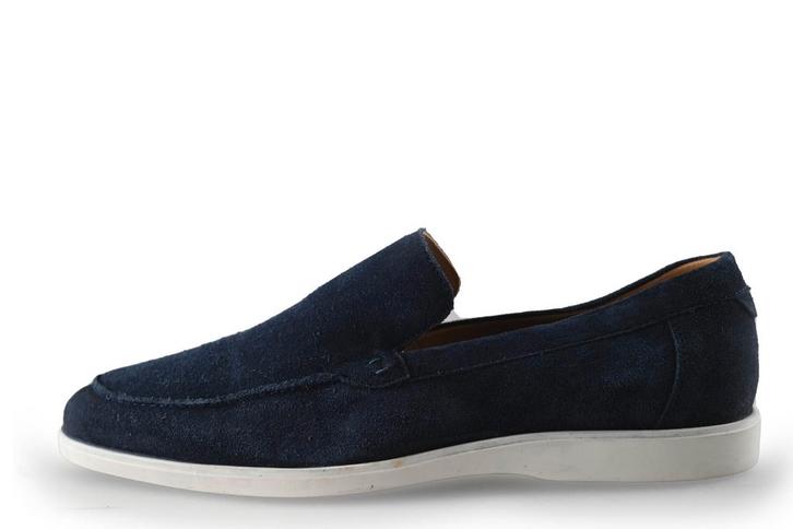 Faconnable instappers in maat 45 Blauw | 10% korting, Kleding | Heren, Schoenen, Blauw, Zo goed als nieuw, Overige typen, Verzenden