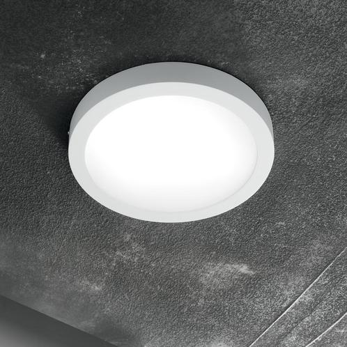 LED opbouw downlight rond 24W Ø245mm CCT 3 lichtkleuren, Huis en Inrichting, Lampen | Plafondlampen, Metaal, Ophalen of Verzenden