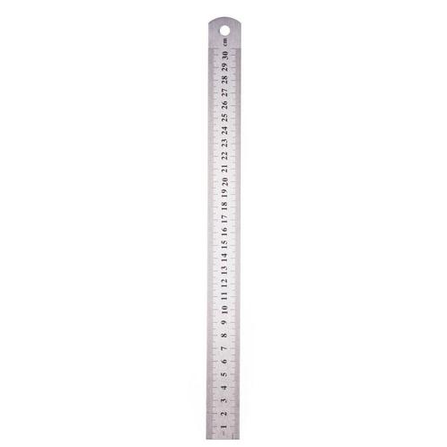 Benson Roestvrijstalen liniaal - 30 cm - Licht buigzaam -..., Doe-het-zelf en Verbouw, Gereedschap | Handgereedschap, Nieuw, Ophalen of Verzenden
