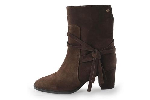 Fred de La Bretoniere Enkellaarzen in maat 41 Bruin | 10%, Kleding | Dames, Schoenen, Bruin, Gedragen, Lage of Enkellaarzen, Verzenden