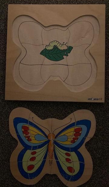 Educo Groeipuzzel vlinder, Boeken, Schoolboeken, Nieuw, Verzenden