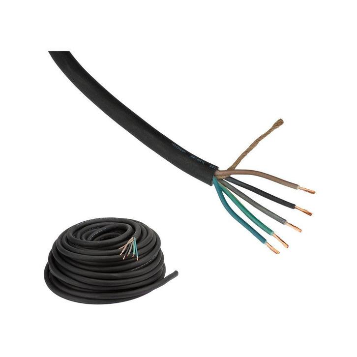 Kabel 5 x 2,5mm2 per meter, Doe-het-zelf en Verbouw, Elektra en Kabels, Nieuw, Verzenden